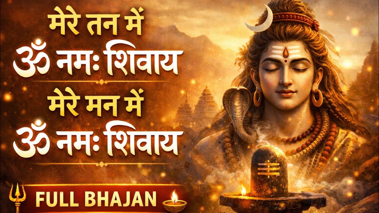 मेरे तन में ॐ नमः शिवाय 🕉️ |  Om Namah Shivay | Shiv Mantra Full Video #bhakti #omnamahshivay 