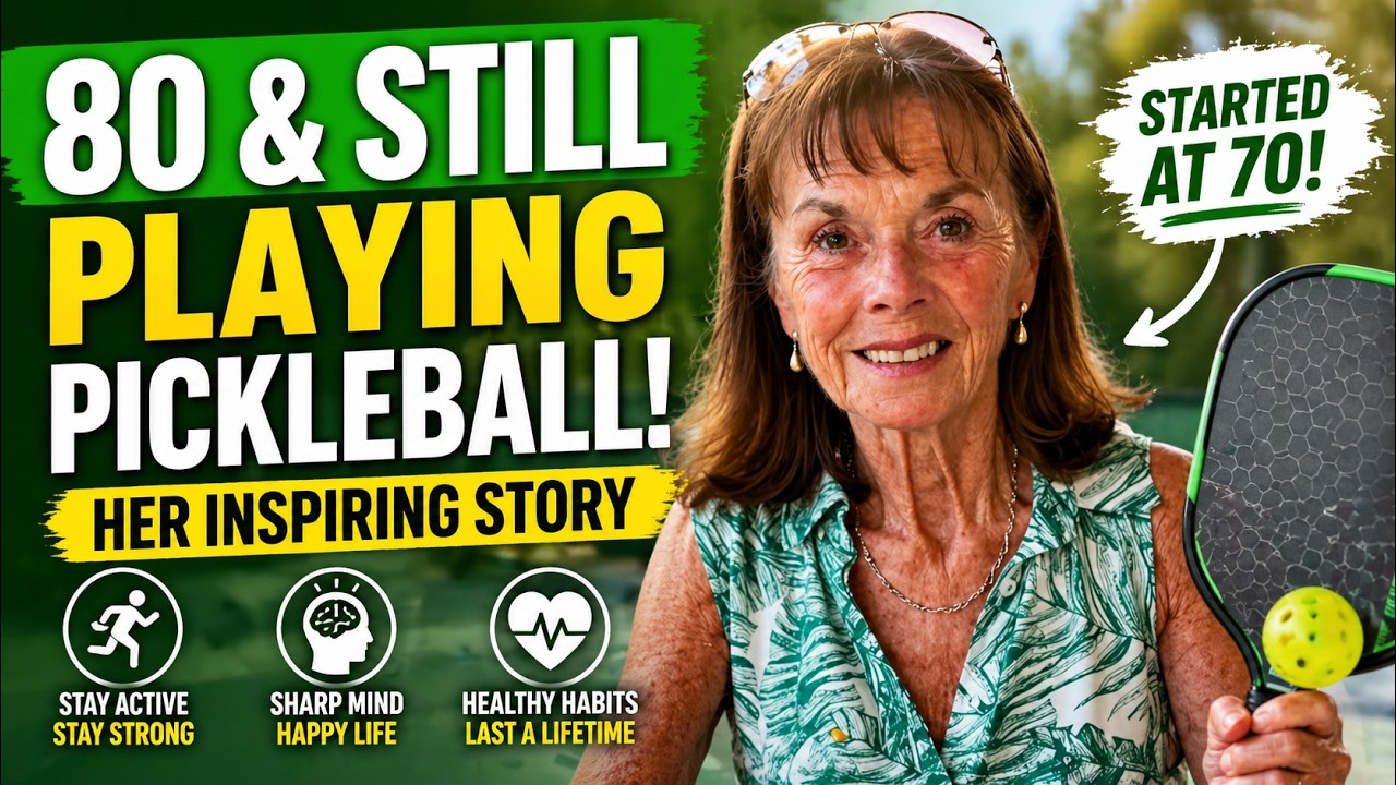 Pickleball at 80 Years Old: Fitness, Health & Longevity Explained | Inspiring Real Story