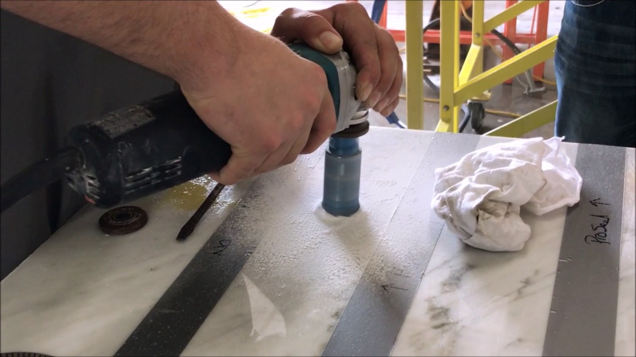 Weha Dry Magic Diamond Core Bit used on Marble