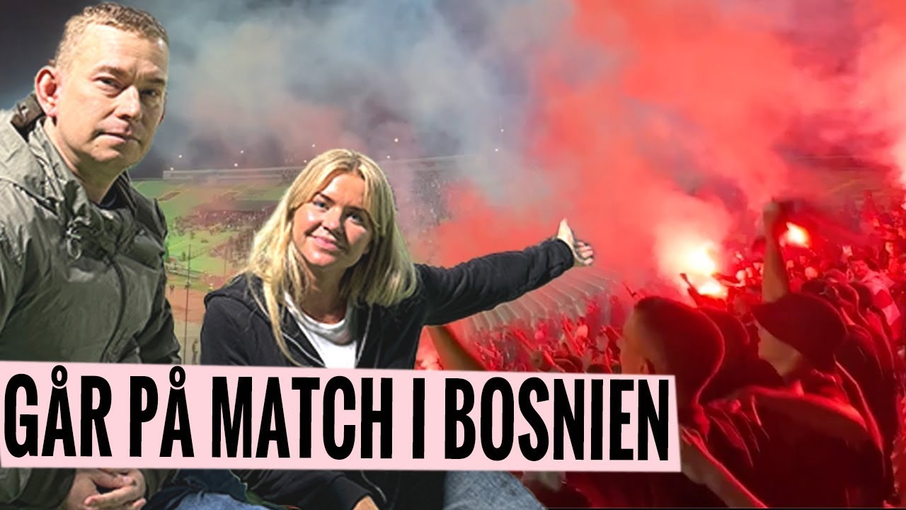 Niva & Nordström på match i Bosnien