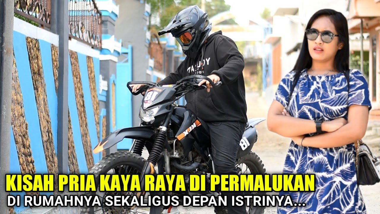 PRIA KAYA RAYA DIPERMALUKAN DIRUMAHNYA SEKALIGUS DEPAN ISTRINY SAAT KARYAWAN SOMBONG PAMER JABATAN