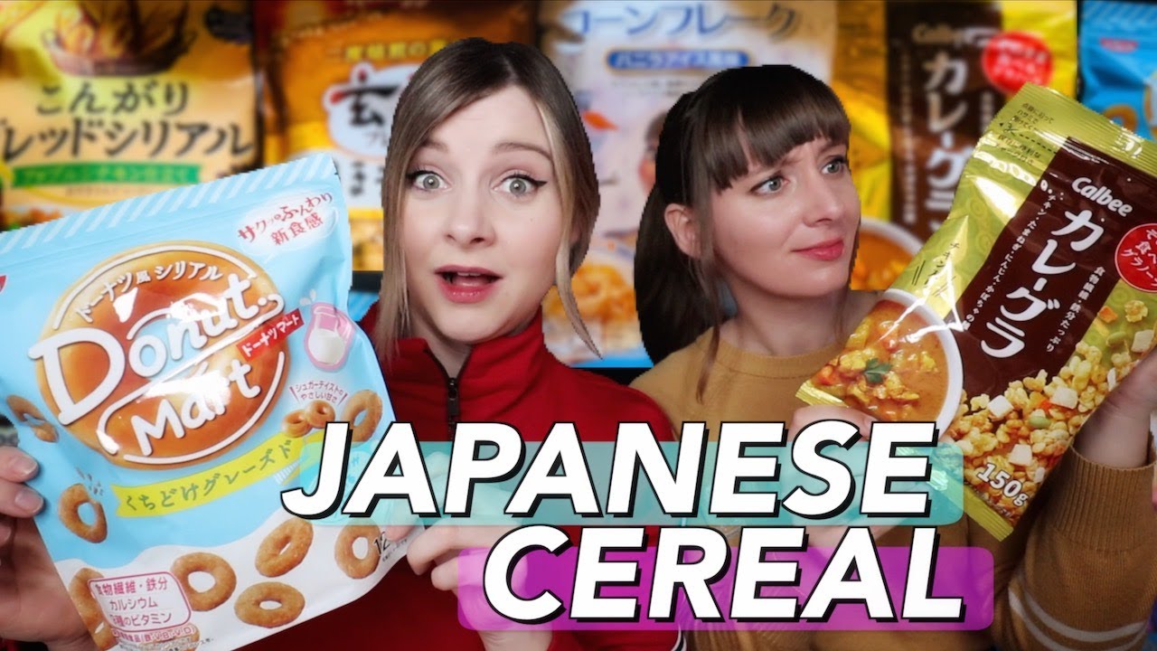 Trying 7 Wacky Japanese Breakfast Cereals 🥣