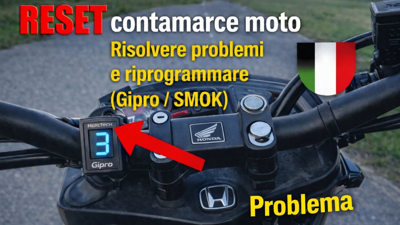 RESET contamarce moto | Risolvere problemi e riprogrammare (GIpro / SMOK)