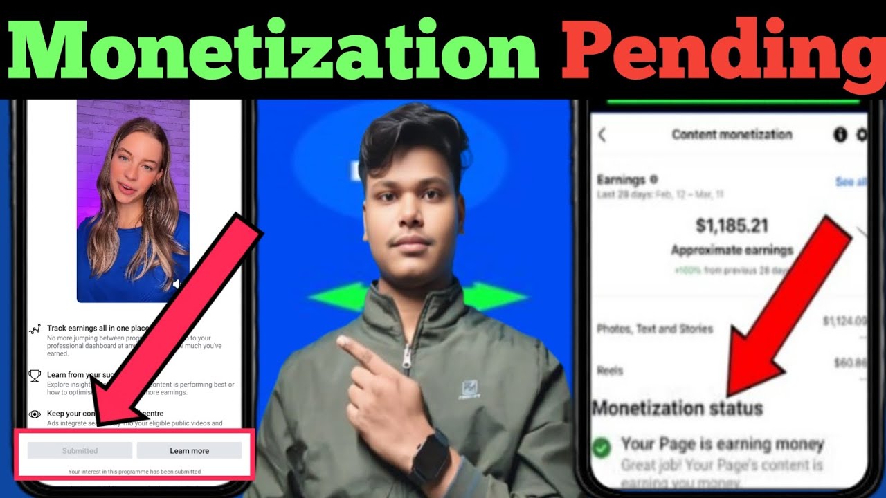 Content Monetization Submitted Problem | Facebook content monetization in review problem #vikashtech