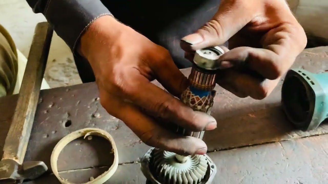 گلنڈر میں نیا بیرنگ ڈالنے کا آسان طریقہ | Grinder Bearing Replacement Trick You Didn’t Know!