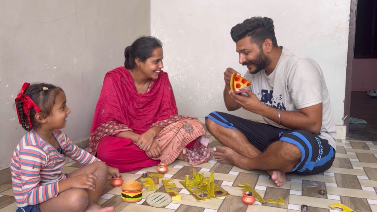 Ajj Gurmehar Ne Banay Roti 🫓 Cha Te pizza 🍕 Te Vicky Preet Nu Kita ￼ invite