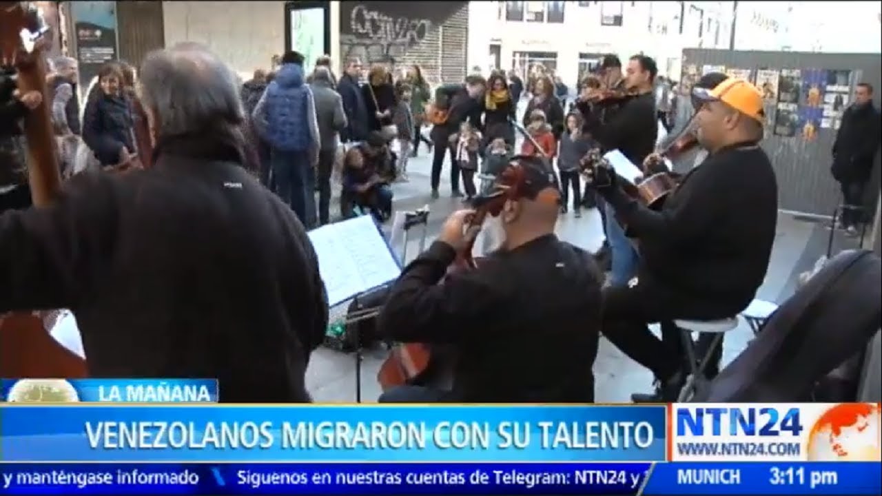 Ciudadanos venezolanos cautivan a España con su talento musical