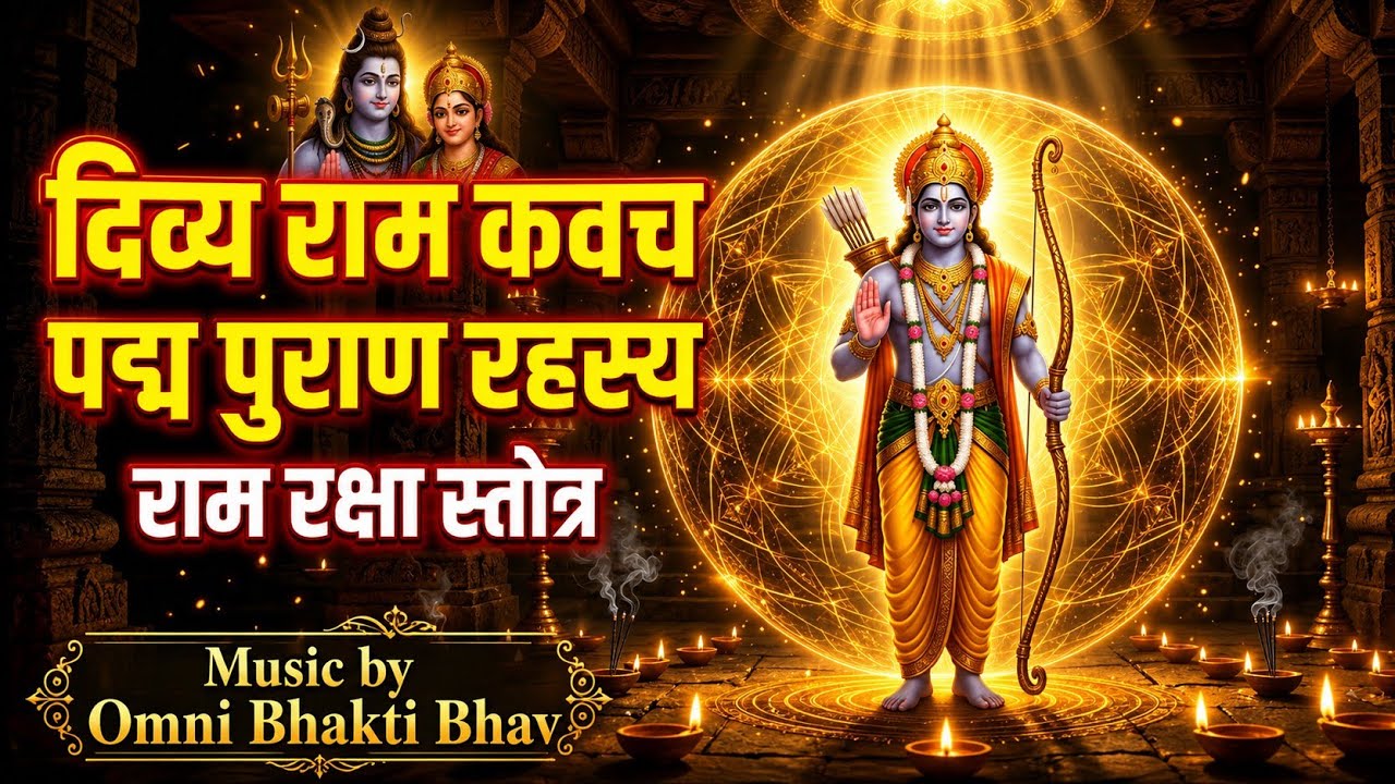 श्री राम रक्षा स्तोत्र (पद्म पुराण) | शिव-पार्वती संवाद रूप में दिव्य कवच