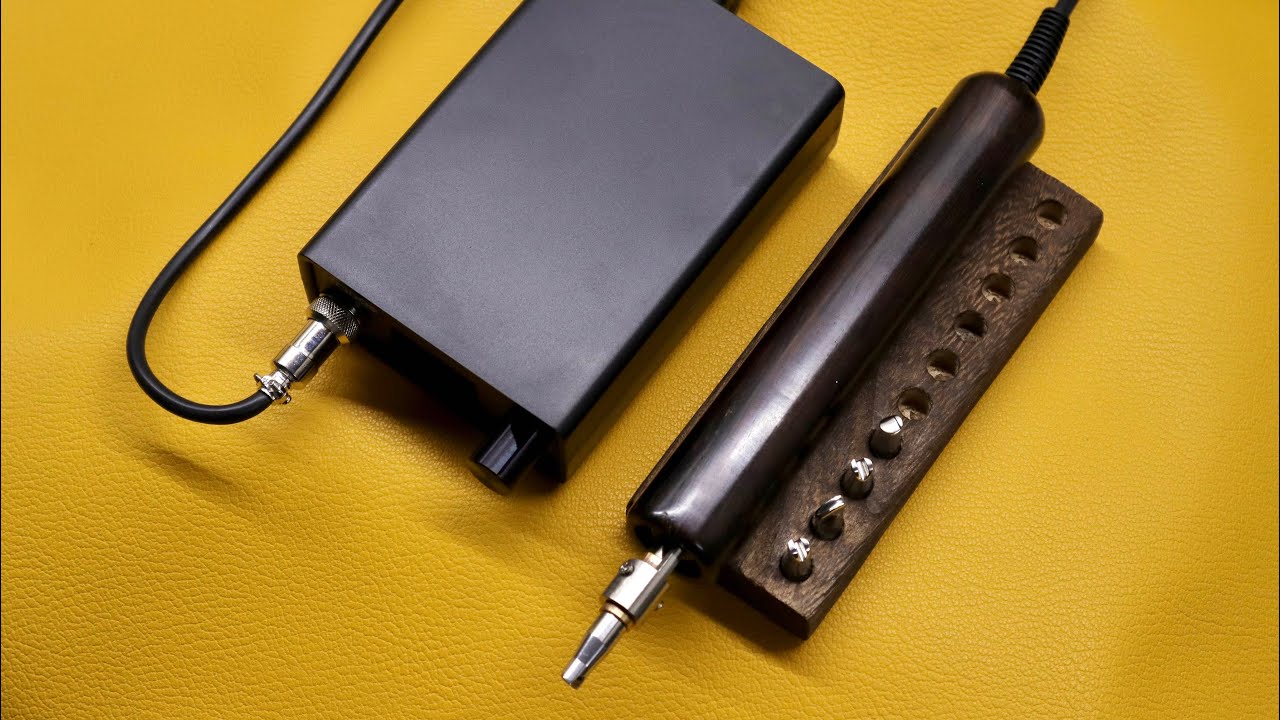 SH01 RCIDOS ELECTRIC LEATHER EDGE CREASER MACHINE #leathercreaser #leathercraft