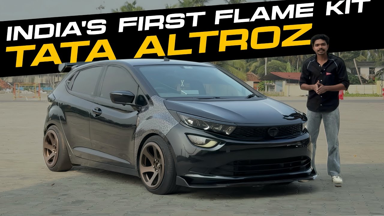 INDIA'S FIRST FLAME KIT ADDED TATA ALTROZ🔥| FULLY MODIFIED
