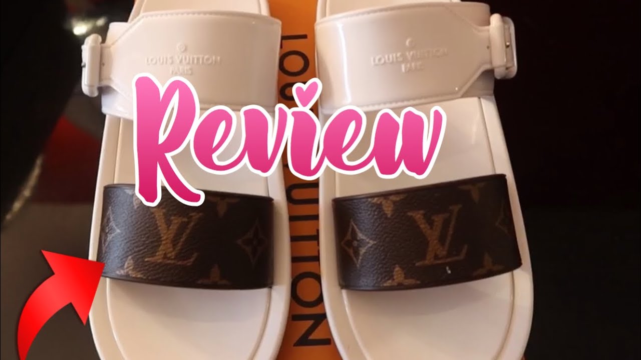 Louis Vuitton Sunbath Flat Mule Sandals Review