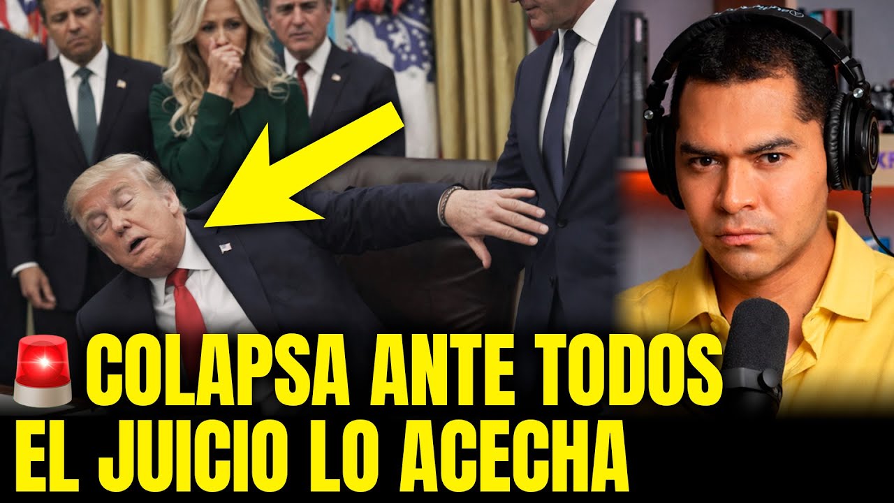 Trump COLAPSA en público mientras su CAÍDA es INEVITABLE