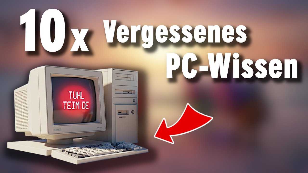Vergessenes PC Wissen - Hardware Profis wussten DAS fr&uuml;her noch !!