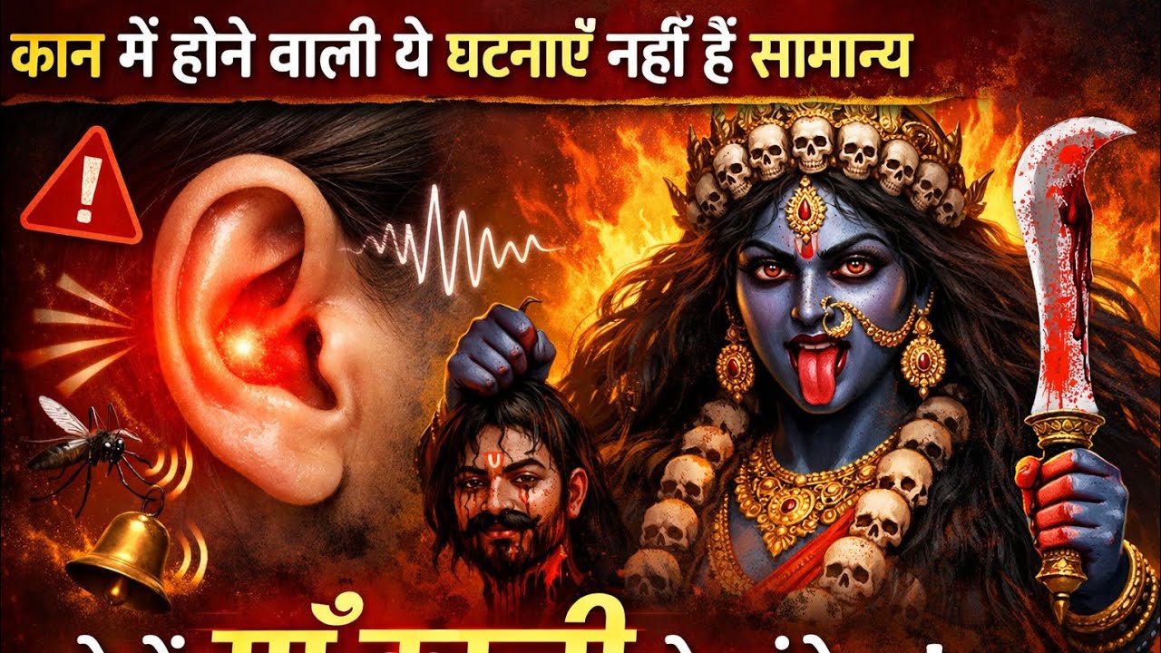 कान में होने वाली ये घटनाएँ नहीं हैं सामान्य, ये हैं माँ काली के संकेत