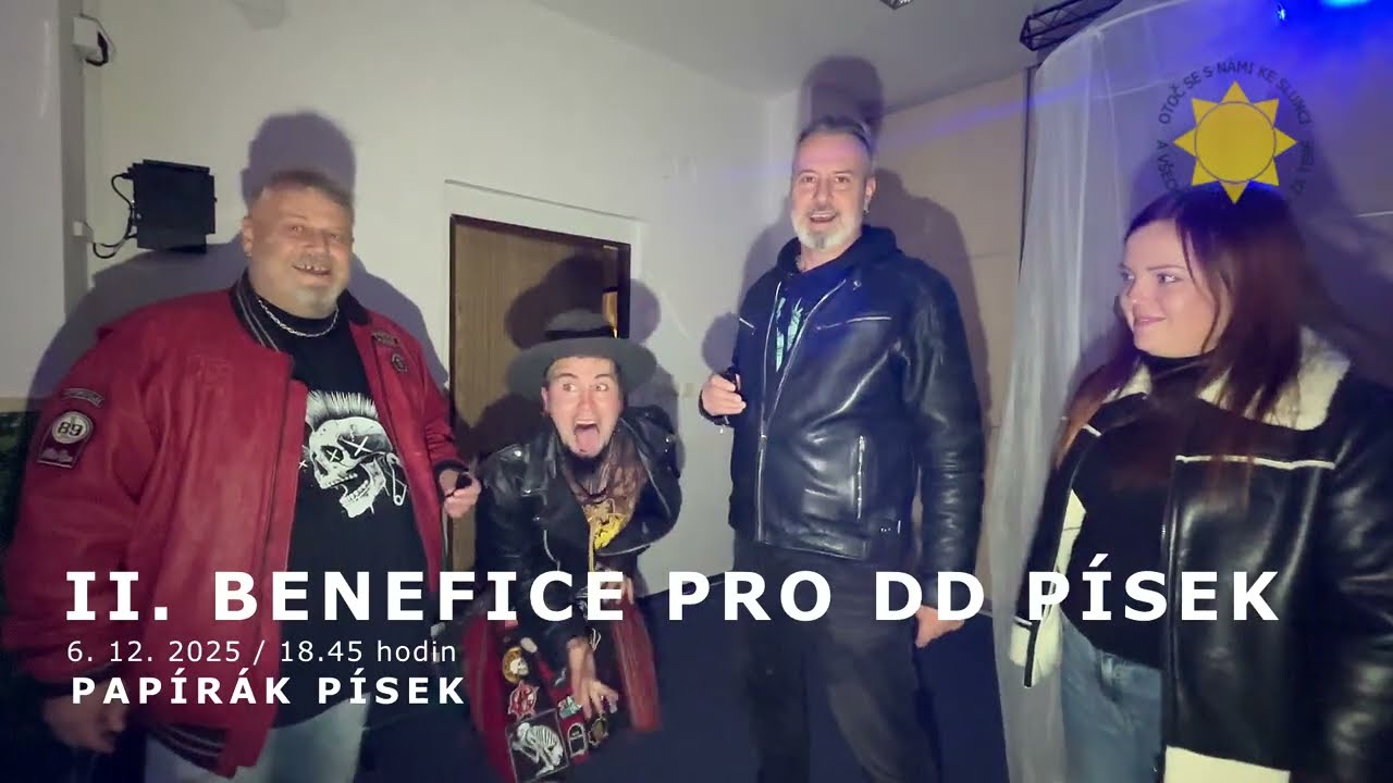 Punkáči v multisenzorické místnosti snoezelen | Benefiční koncert 6.12. pro Dětský domov Písek