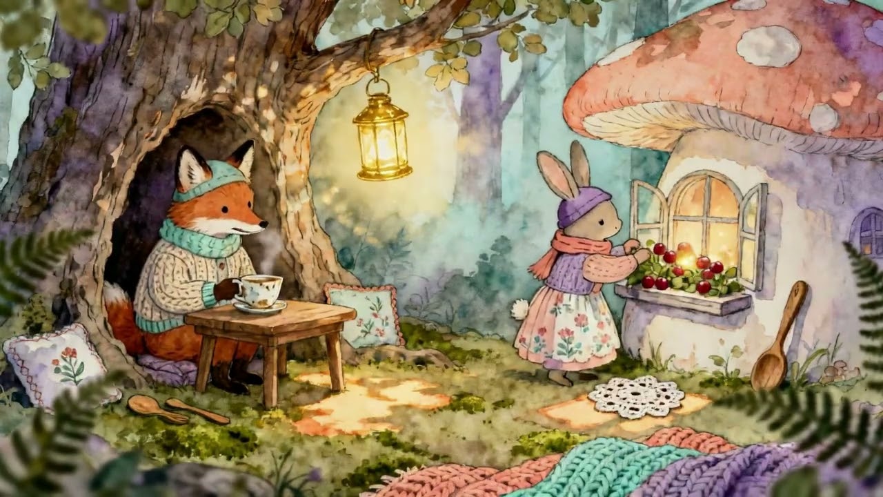 Whispering Woodland Tea Party | Cozy Storybook Music for Gentle Days