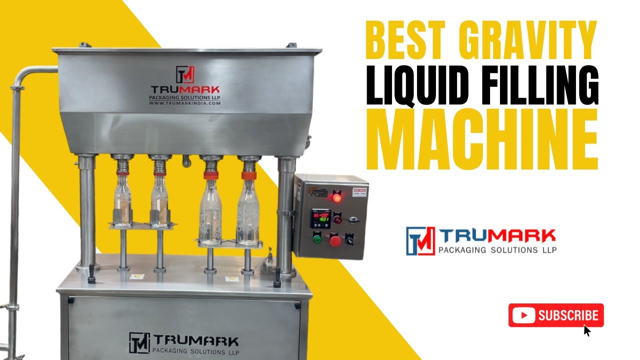 Gravity Based Liquid Filling Machine for Water, Alcohol & Milk