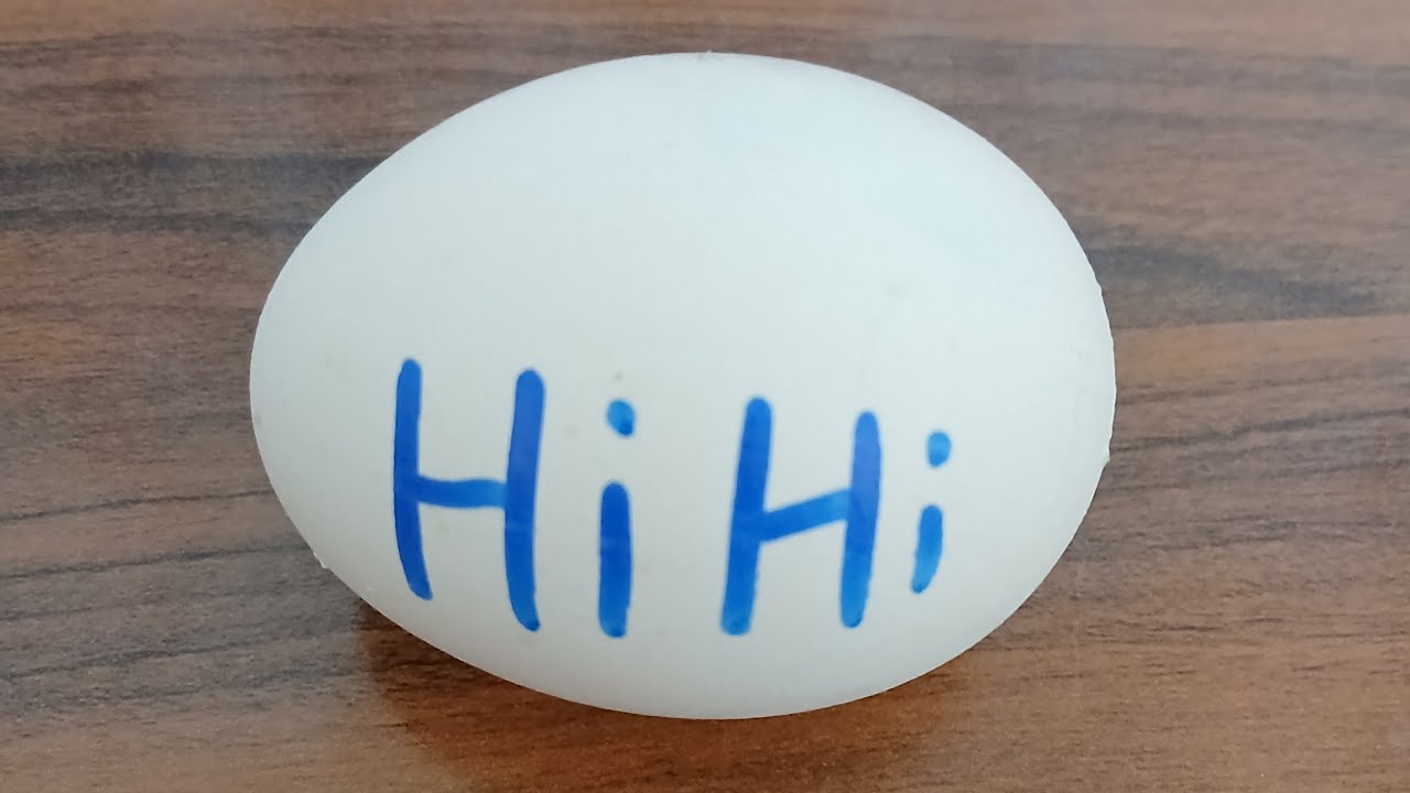 RAW EGG PEELING LIVE