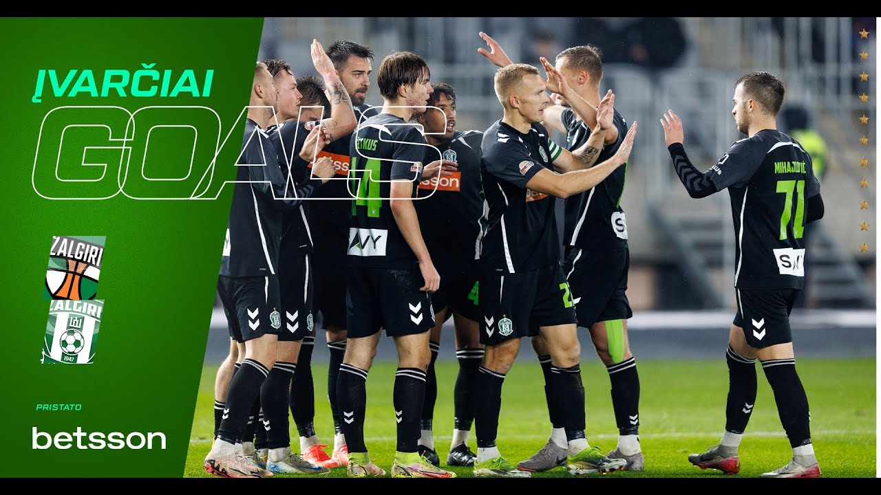 Įvarčiai | Kauno Žalgiris - Žalgiris | Goals | Antal | Burba