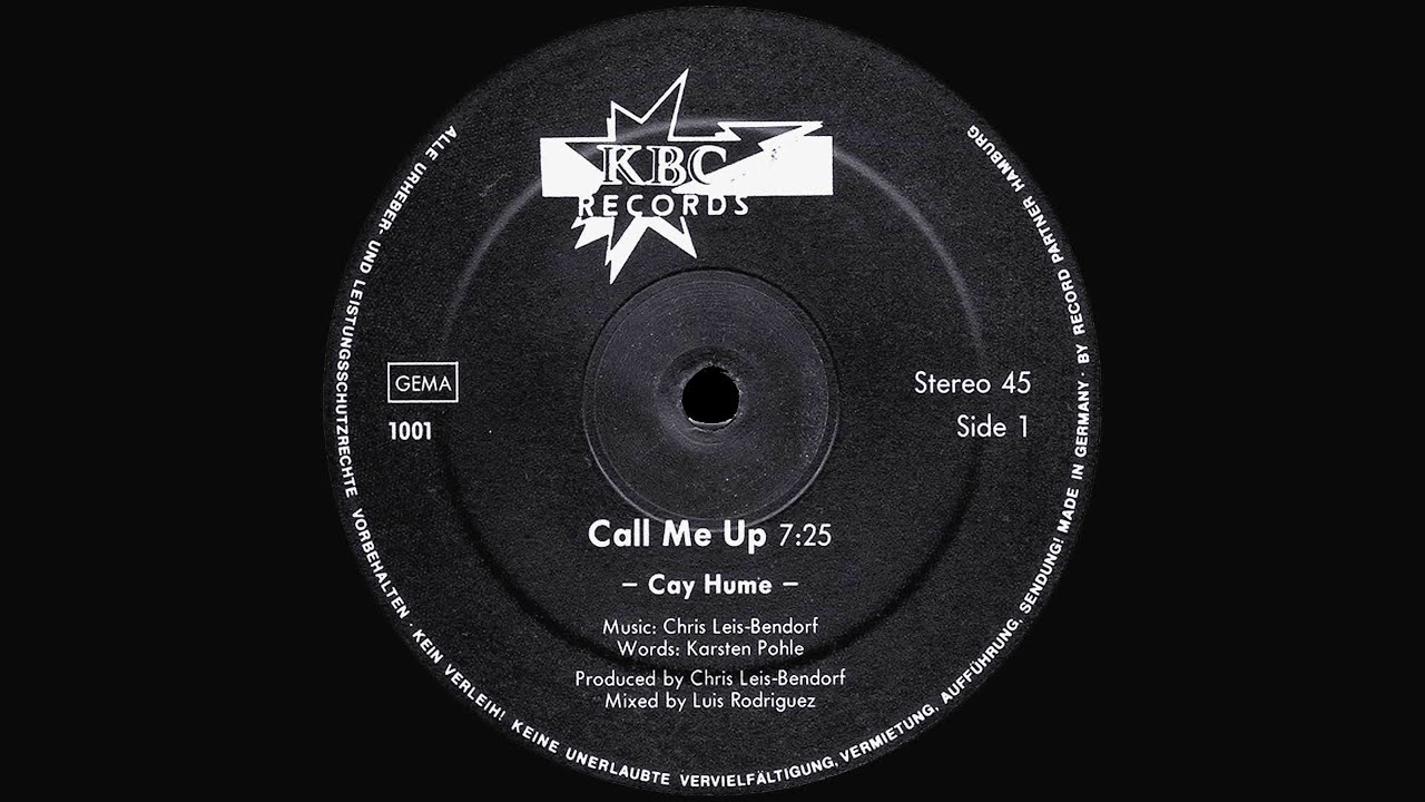 Cay Hume - Call Me Up (1987)