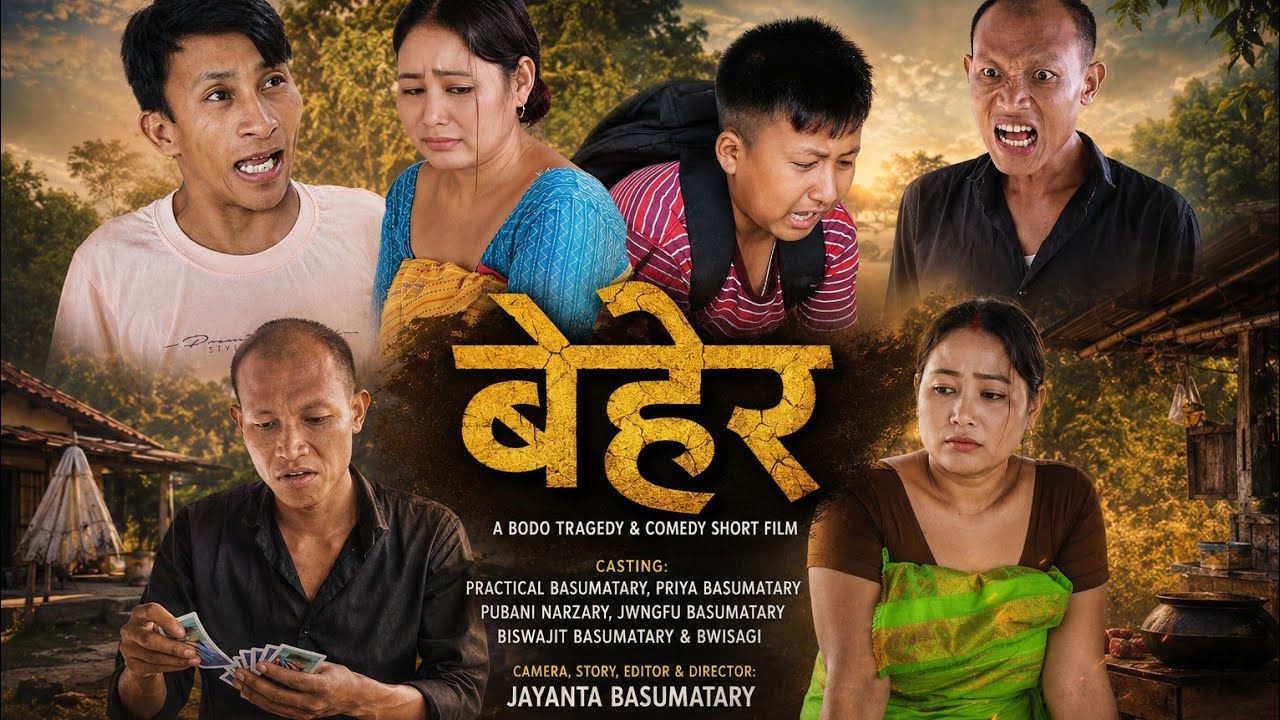BEHER //बेहेर // A Bodo Comedy & Tragedy Short Film 2024 //Practical , Priya,  Pubani