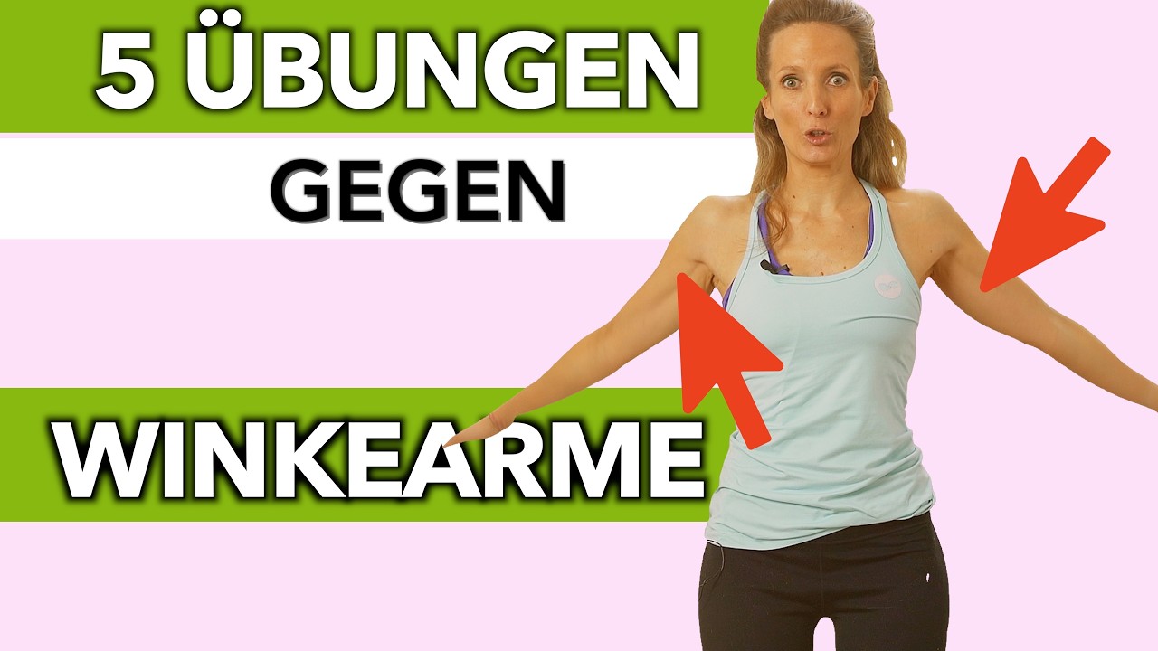 Die 5 besten &Uuml;bungen gegen Winkearme 🙋&zwj;♀️