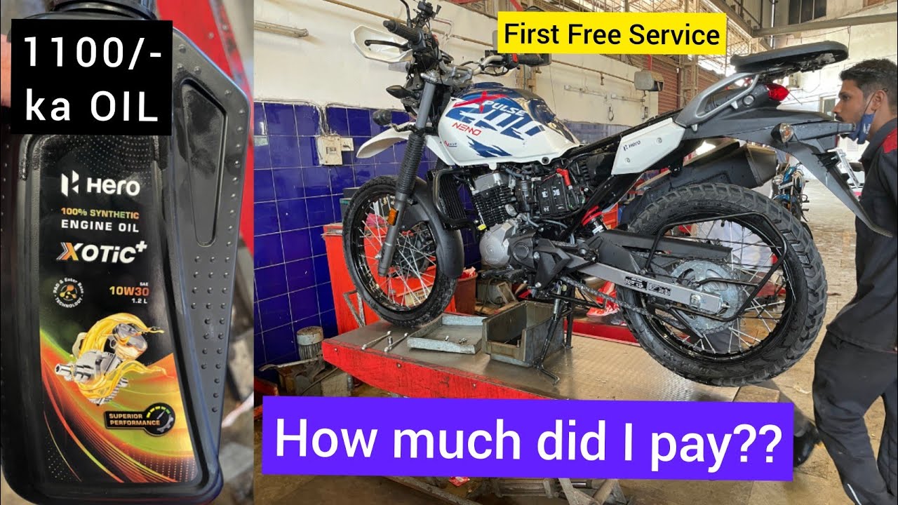 Hero Xpulse 200 4V | First Service Detailed Cost, Process and Experience