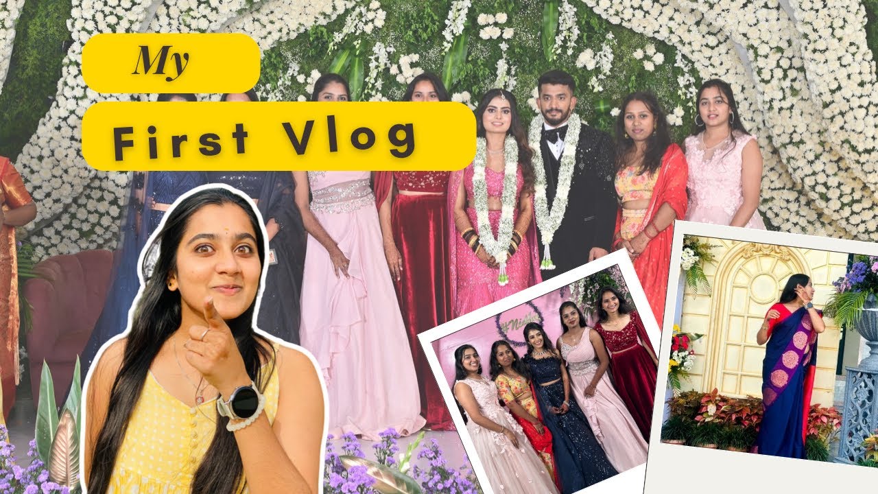 My first Vlog😍 #nidhu nidhu marriage💞 #rachithaumesh
