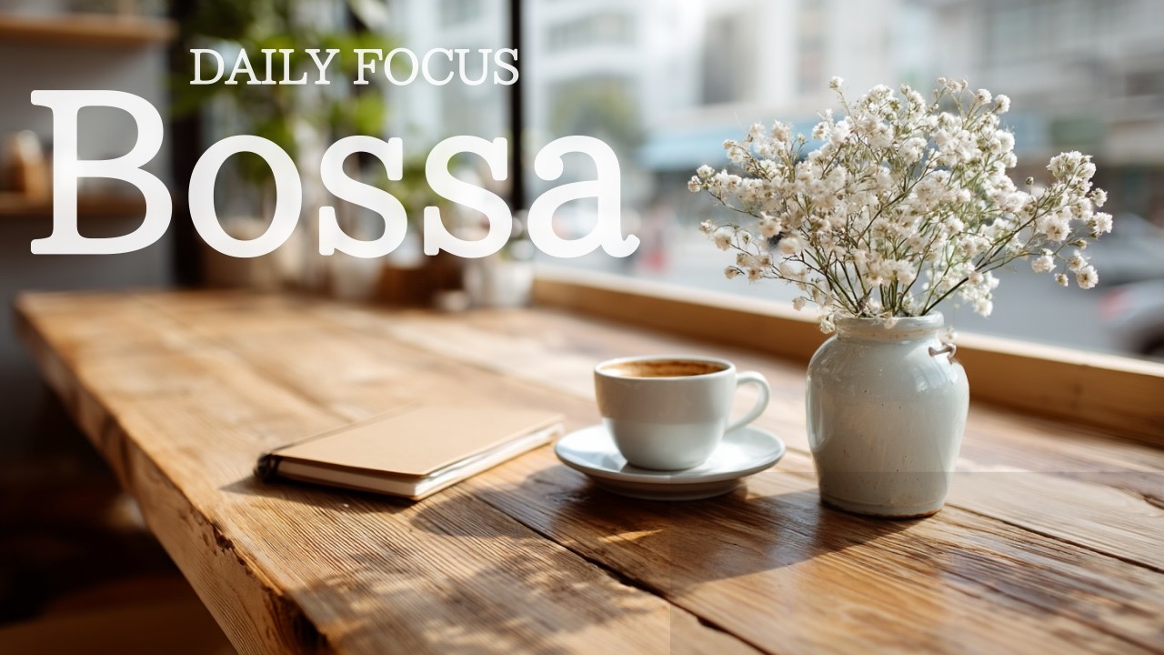 ☕ Daily Productivity Cafe BGM | Acoustic Guitar Bossa Nova (3 Hours)