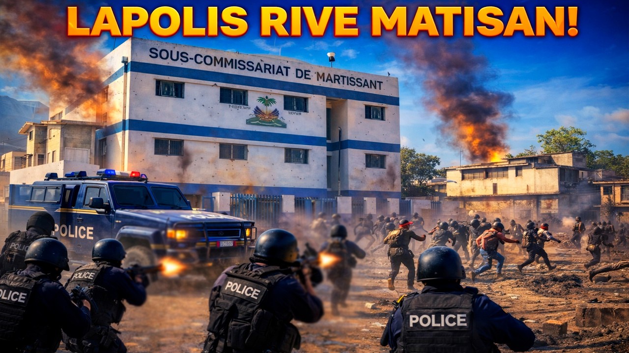 Flash! Lapolis rive devan komisarya matisan an, Lapolis kontinye ap frape nèg vilaj yo