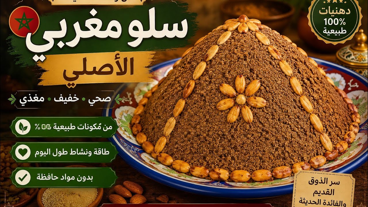سلو مغربي الاصلي من وصفات قديمة صحي خفيف من ذهنيات ناجح٪100#chef #حليمة_الفيلالي #salad #