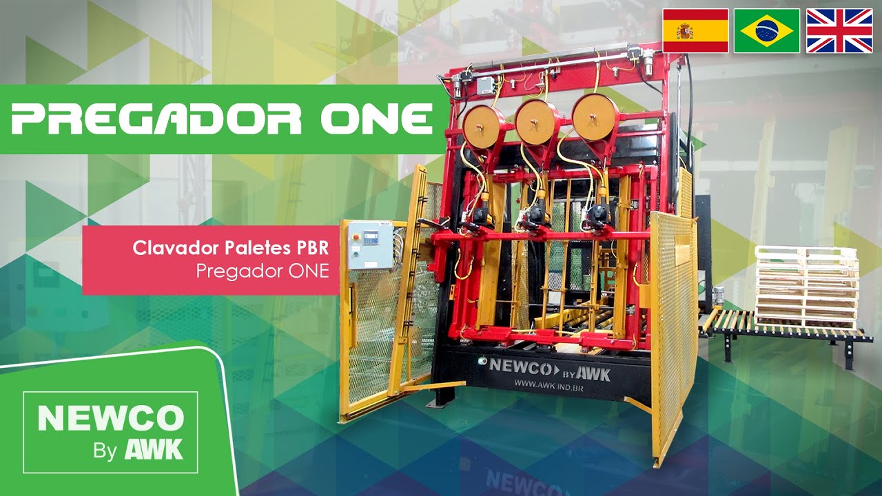 Clavador Paletes PBR - Pregador ONE