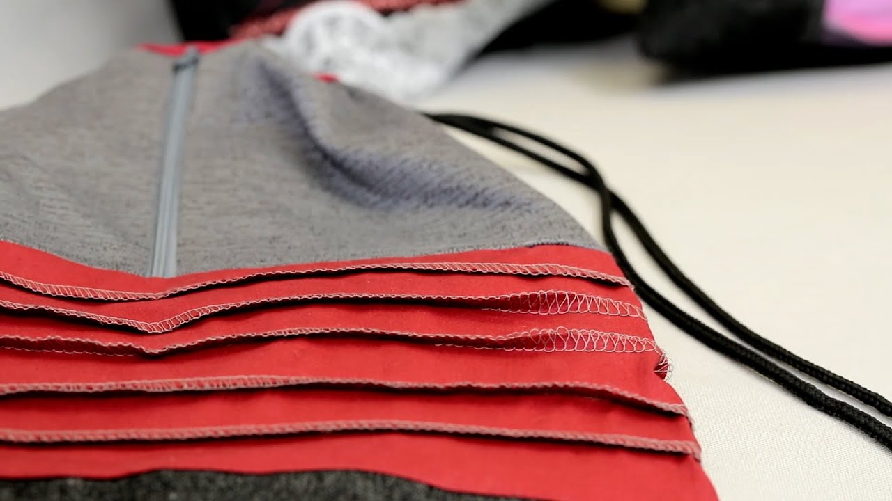 BERNINA Overlocker L 460 / L 450: Einfädeln und nähen, 3-Faden Overlock