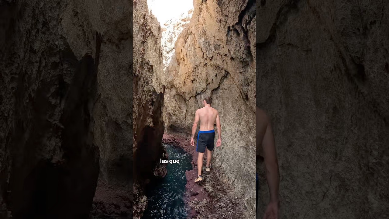 No parece Mallorca... pero lo es Son grietas acuáticas. 