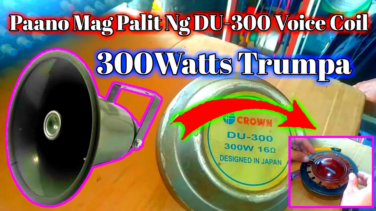 Paano mag palit ng voice coil | polarity check | tutorial