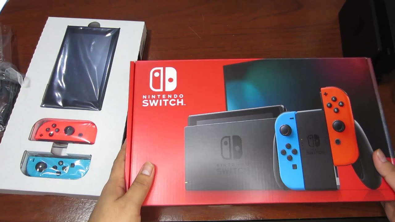 Unboxing   Nintendo Switch 2021