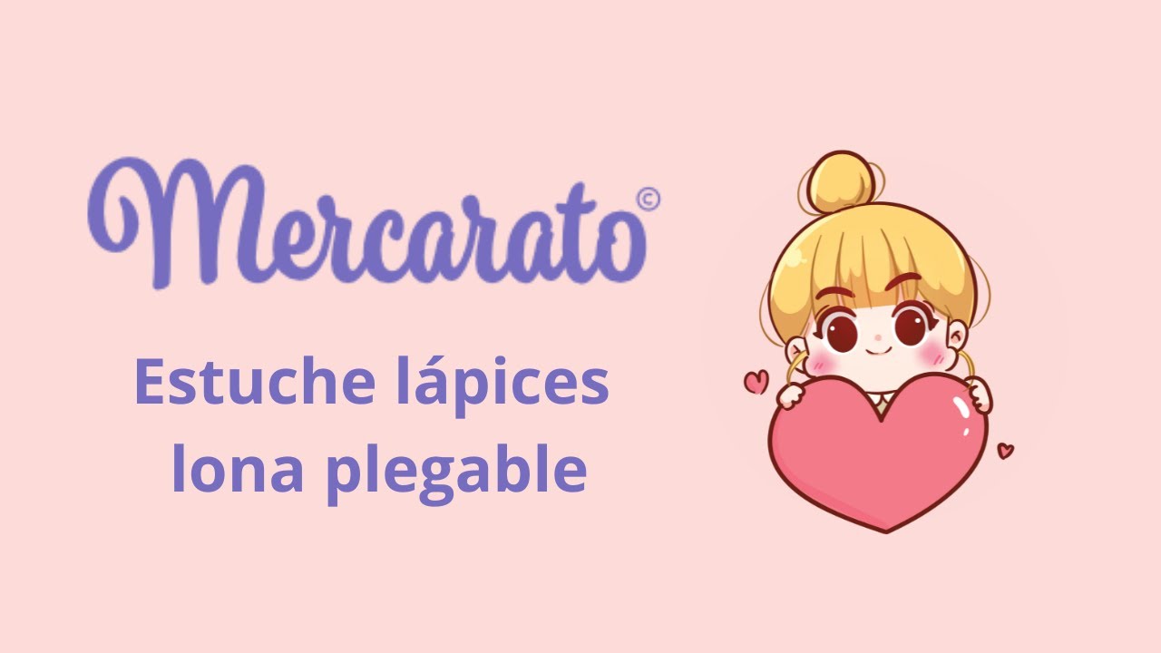 Mercarato -  Estuche de lápices de lona plegable