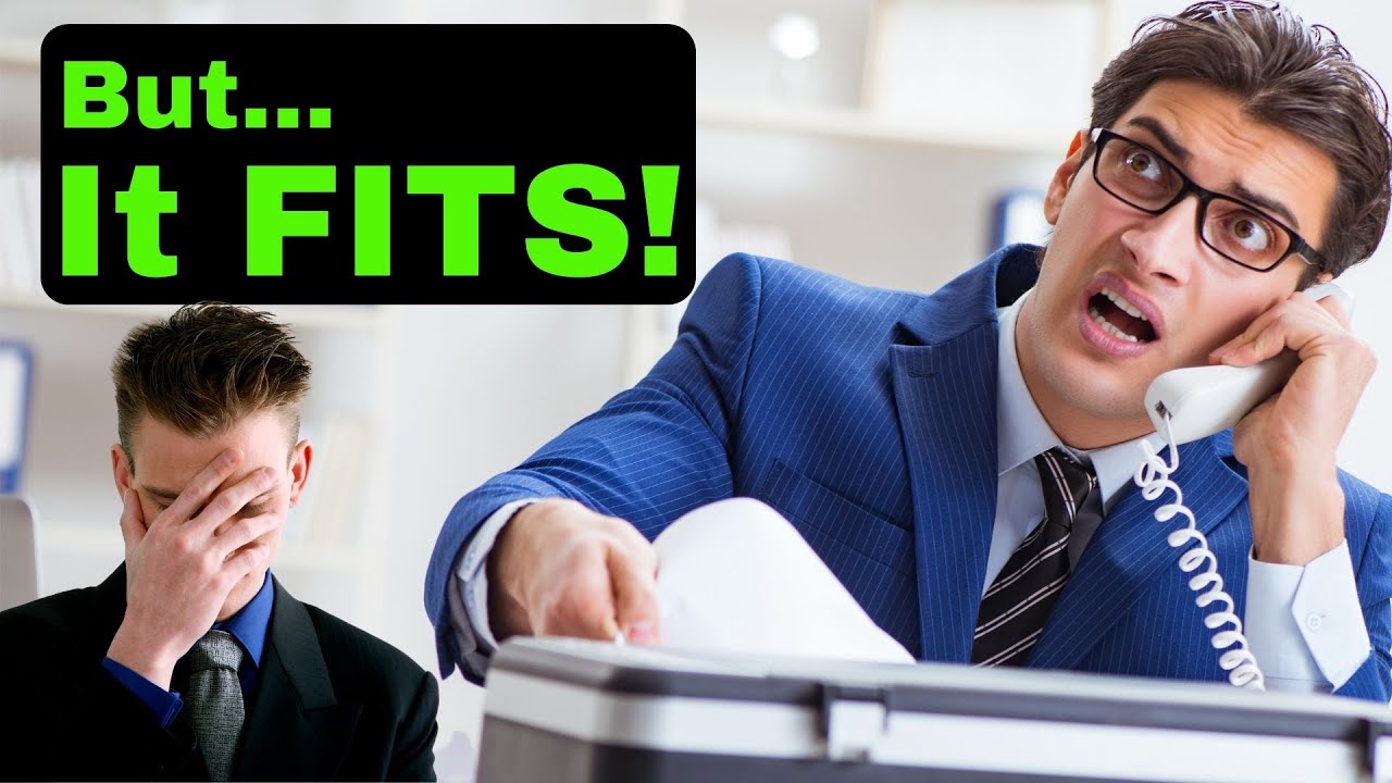 Tales From Tech Support - If it fits it prints?