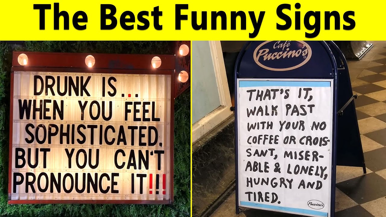 The Best Funny Signs Ever Seen — You Won’t Stop Laughing! || Happy Panda