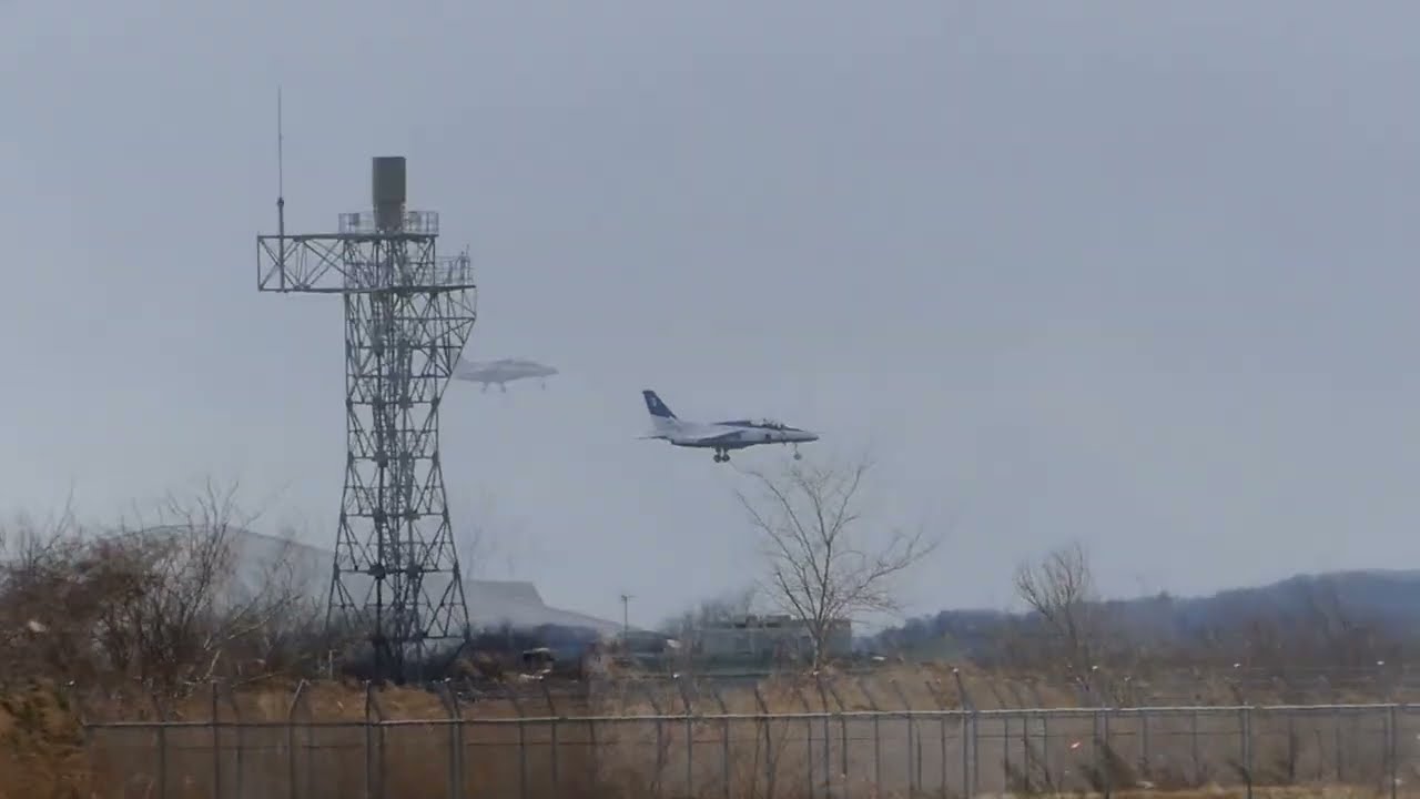 2026年2月19日(木)の松島基地  (ブルーインパルス  2nd基地上空訓練/6機3区分)
