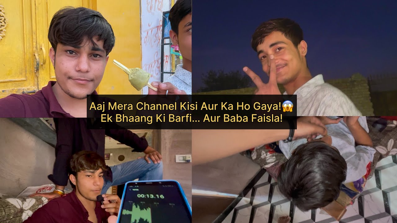 Maine Bhaang Ki Barfi Kha Kar Liya Sabse Bada Faisla! 🌿🔥#tejaji #indianvlogger #vlog 