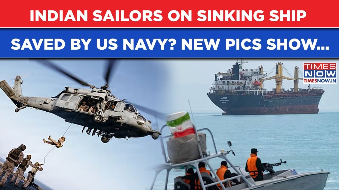 Indian Sailors On Sinking Ship Saved By US Navy In The Gulf Of Oman? New Pictures Show This