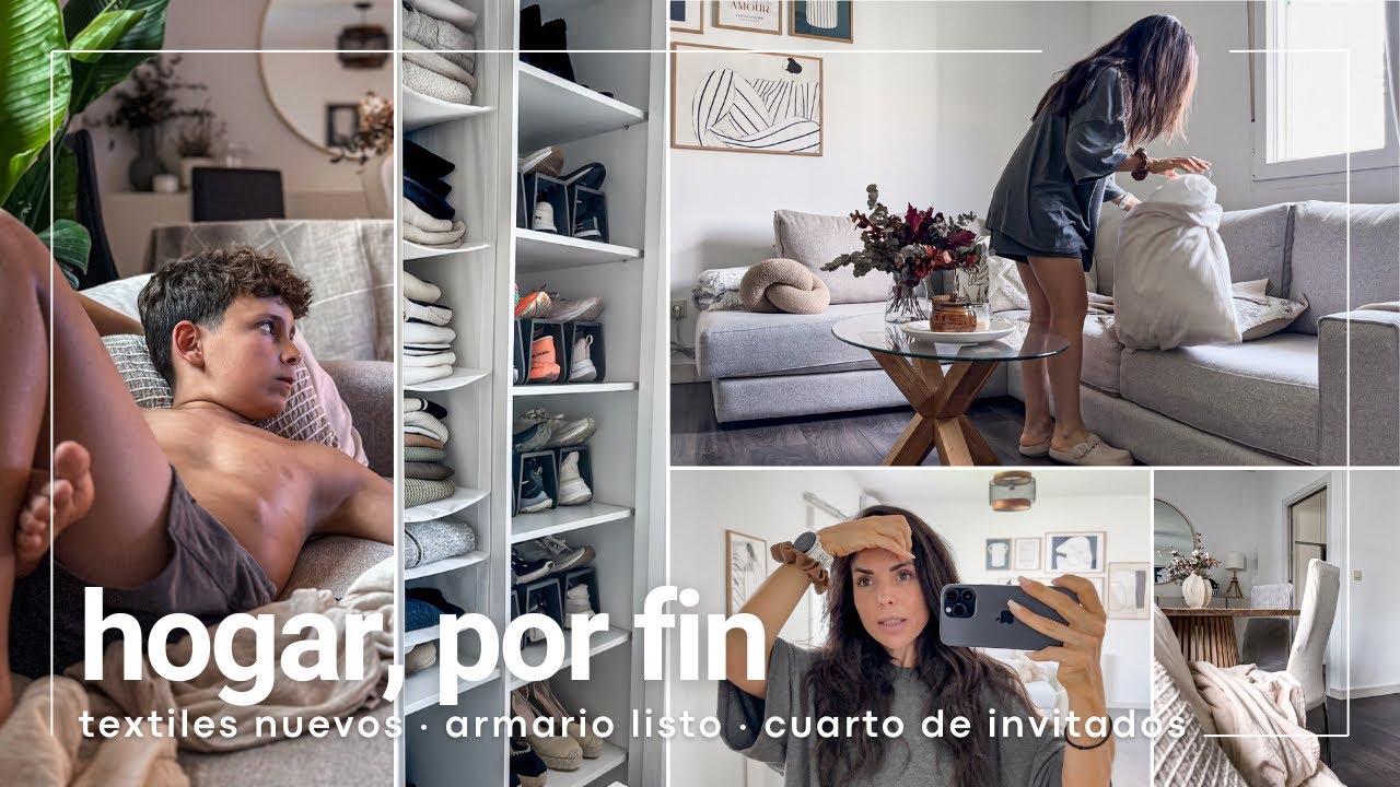 Más CAMBIOS en CASA 🏠 | TEXTILES nuevos, ARMARIO terminado y HABITACIÓN de invitados 🛏️