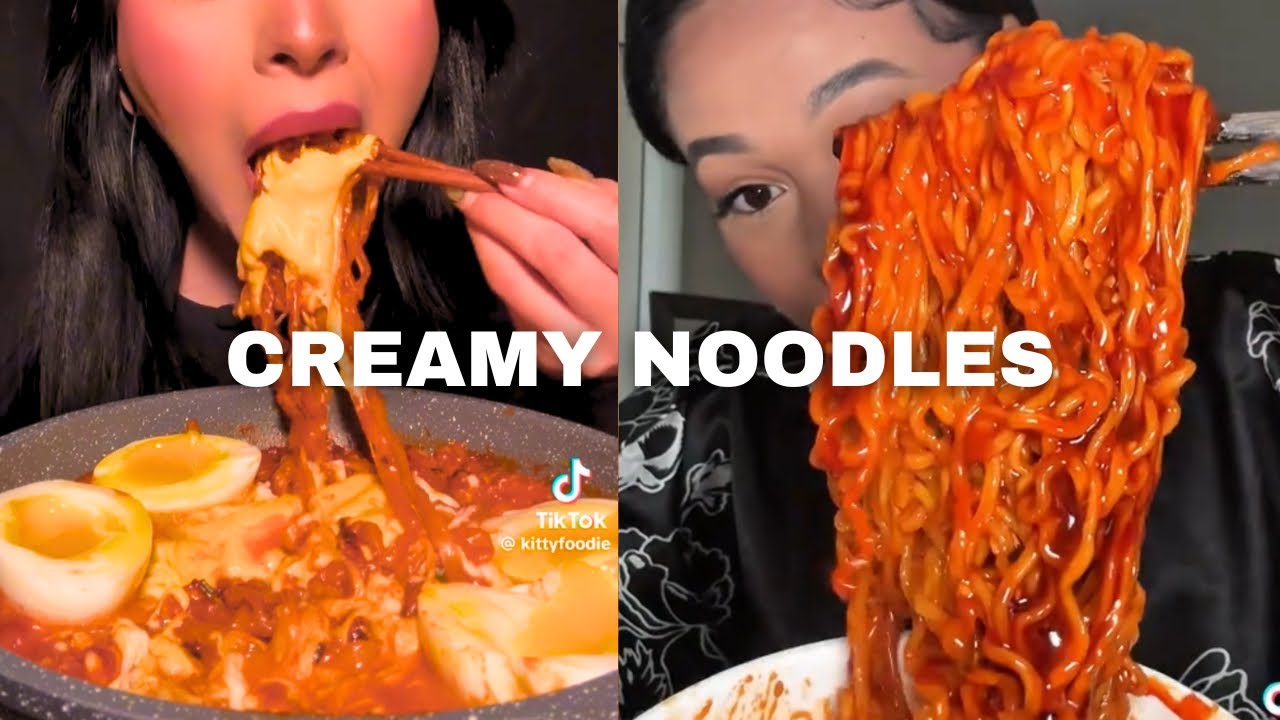 These Cheesy Noodles Look Too Good 🍜 Creamy ASMR (No Talking)