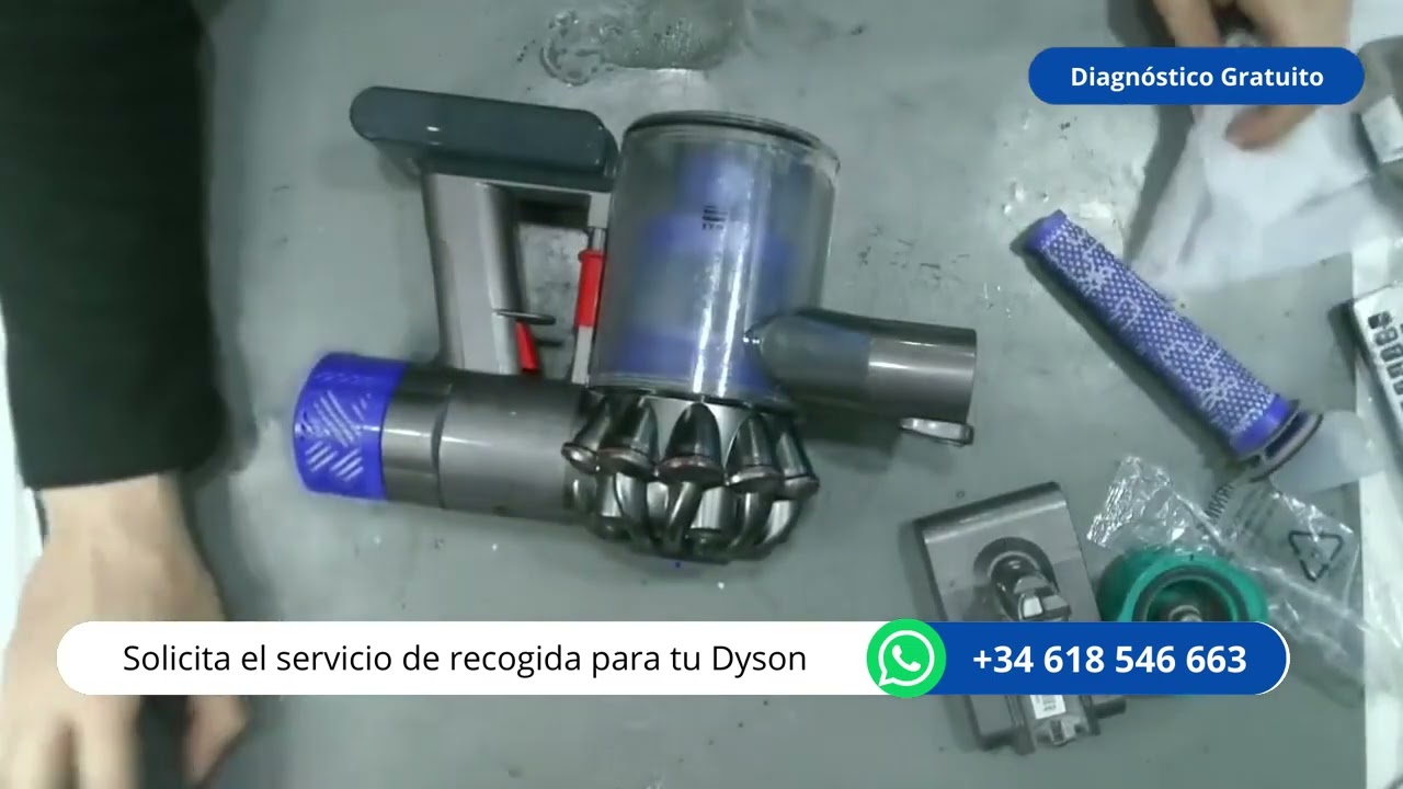 ¿Tu Dyson V8 hace ruidos extraños? 🔊 Cambio de batería y filtros