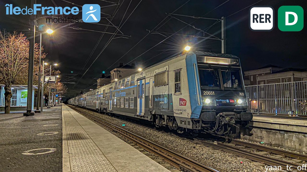 Les Z20500 de la ligne D du RER