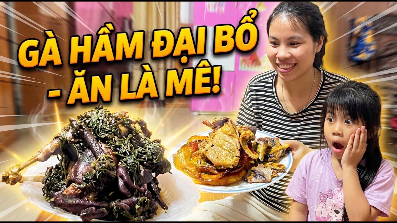 Bồi bổ cho con mùa thi cử: Mẹ Phương vào bếp nấu món 'Gà hầm tiếp sức' giúp con giảm căng thẳng