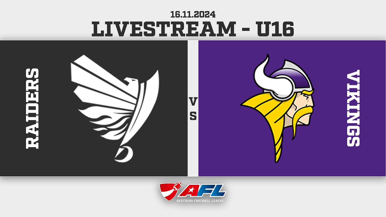 U16 Finale: SWARCO Raiders Tirol vs. AFC Vienna Vikings - American Football