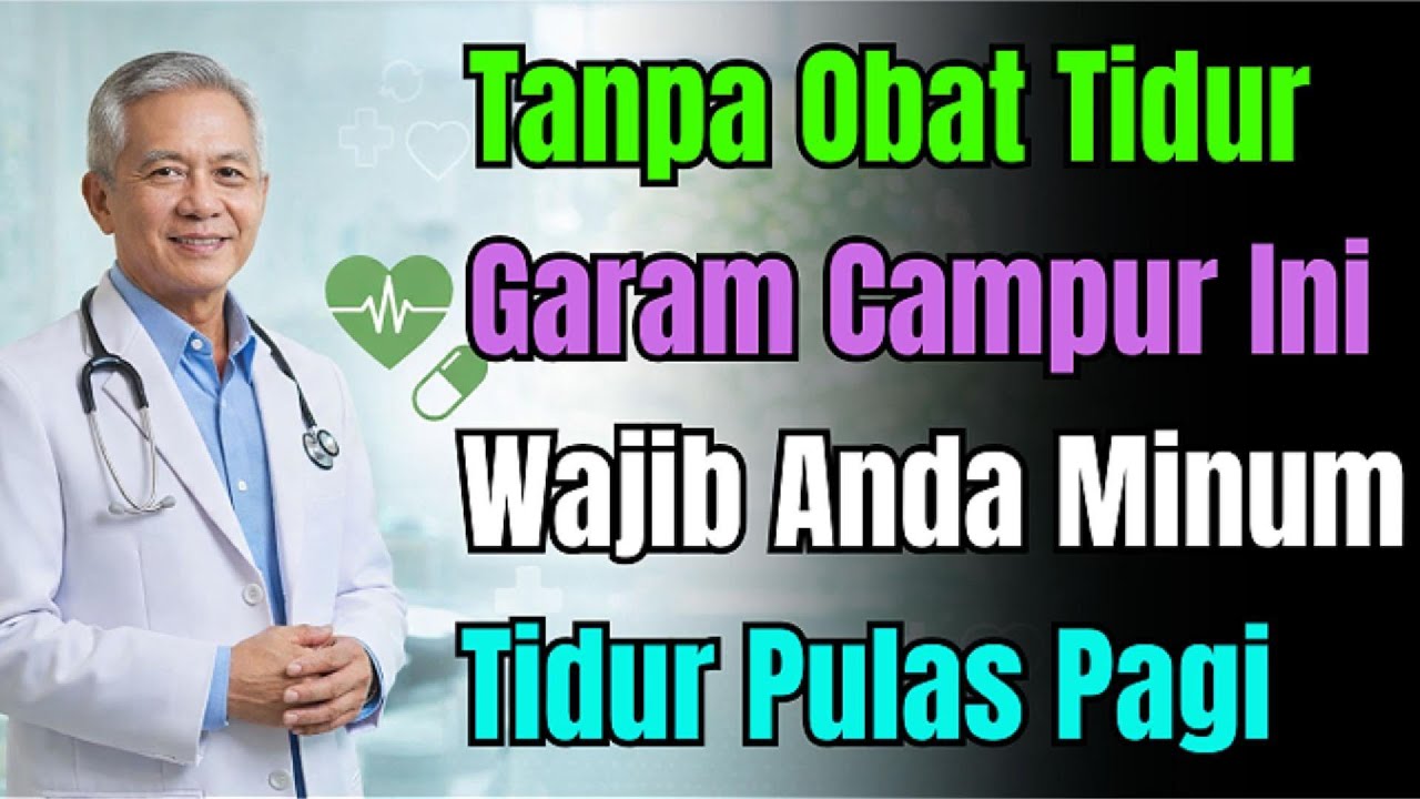 Langsung Pulas! Garam & 1 Sendok Ini Bikin Tidur Seperti Pingsan. Insomnia 20 Tahun Lenyap 3 Hari