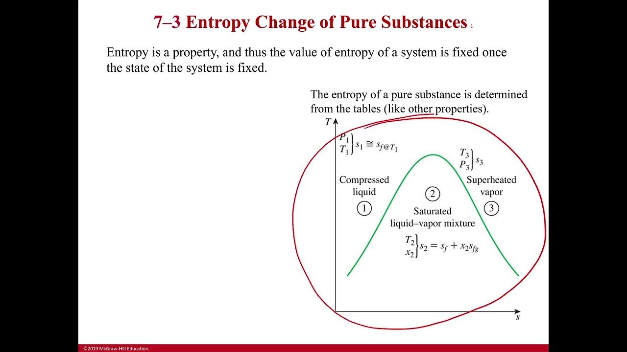 Entropy Change of Pure Substances